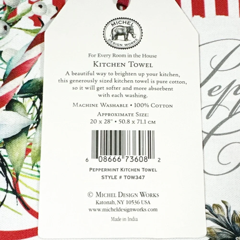 NEW Michel Design Works CHRISTMAS Themed Kitchen Towel & Pot Holder Set/2